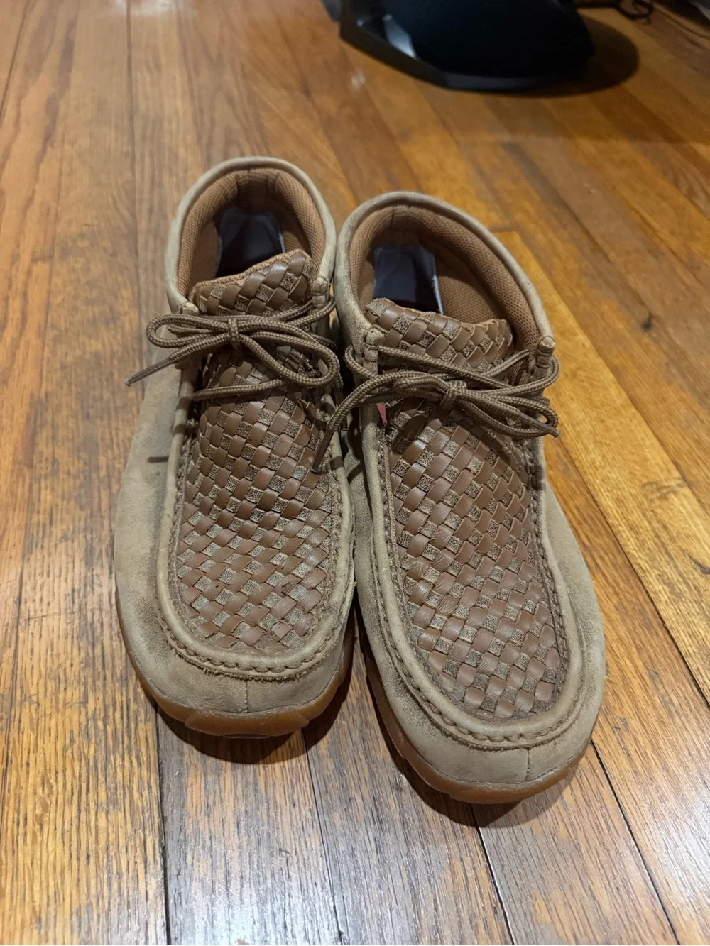 Twisted X Men's Basket Weave Chukka Driving Mocs Size 7M
